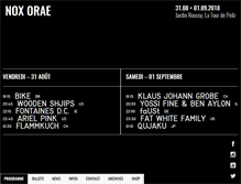 Tablet Screenshot of noxorae.ch